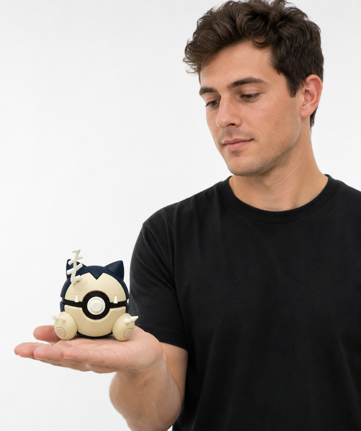 Snorlax Creature Ball #0143 Fidget Clicker Fidget Clicker | Premium 3D Printed Collectible | Gift for Collectors