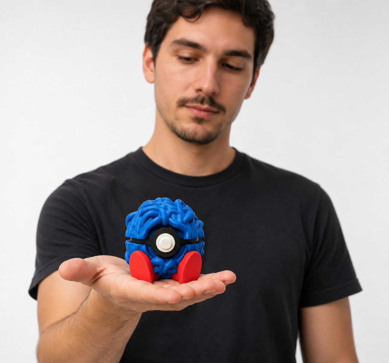 Tangela Creature Ball #0114 Fidget Clicker Fidget Clicker | Premium 3D Printed Collectible | Gift for Collectors