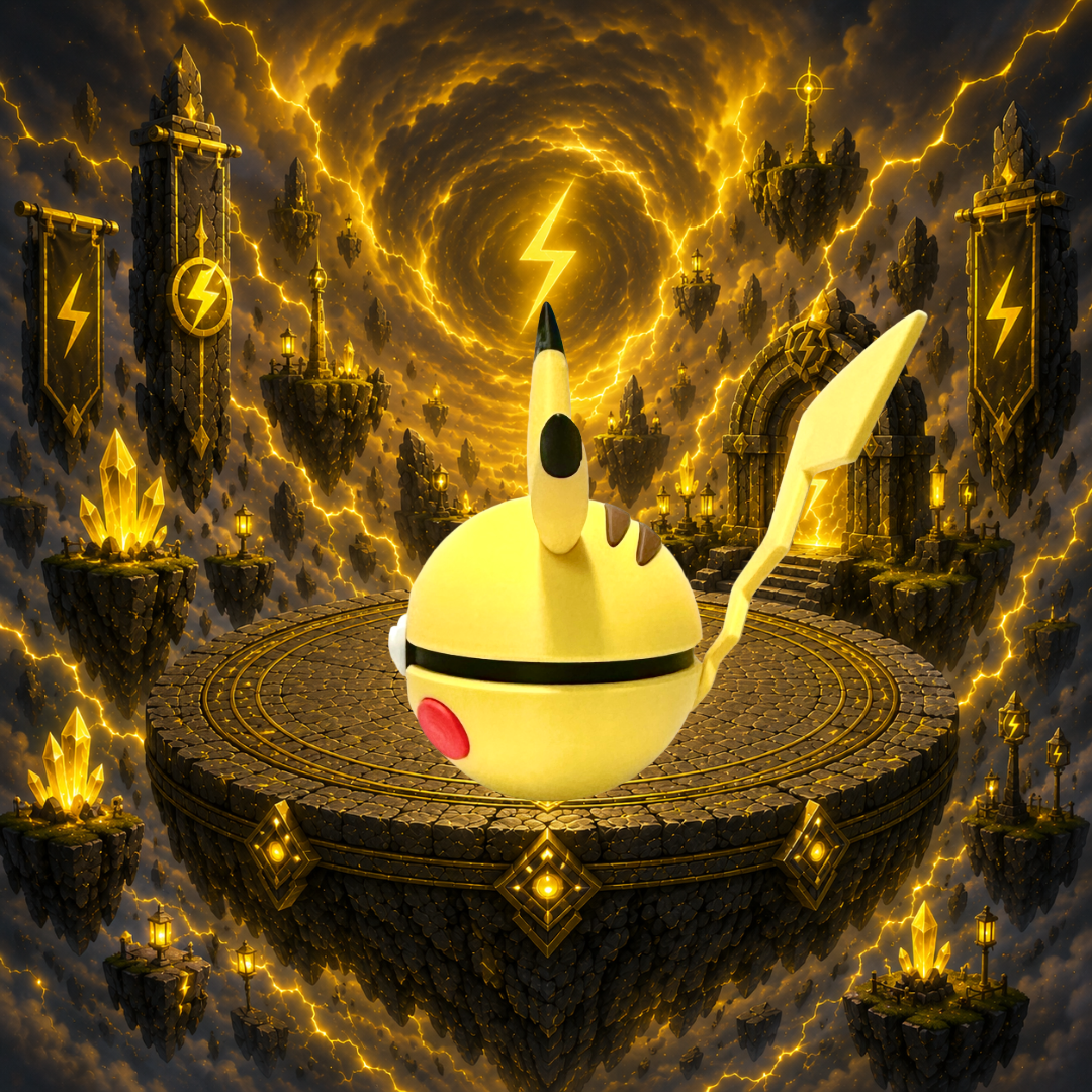 Pikachu Creature Ball #005 Fidget Clicker | Premium 3D Printed Collectible | Gift for Collectors (Copy)