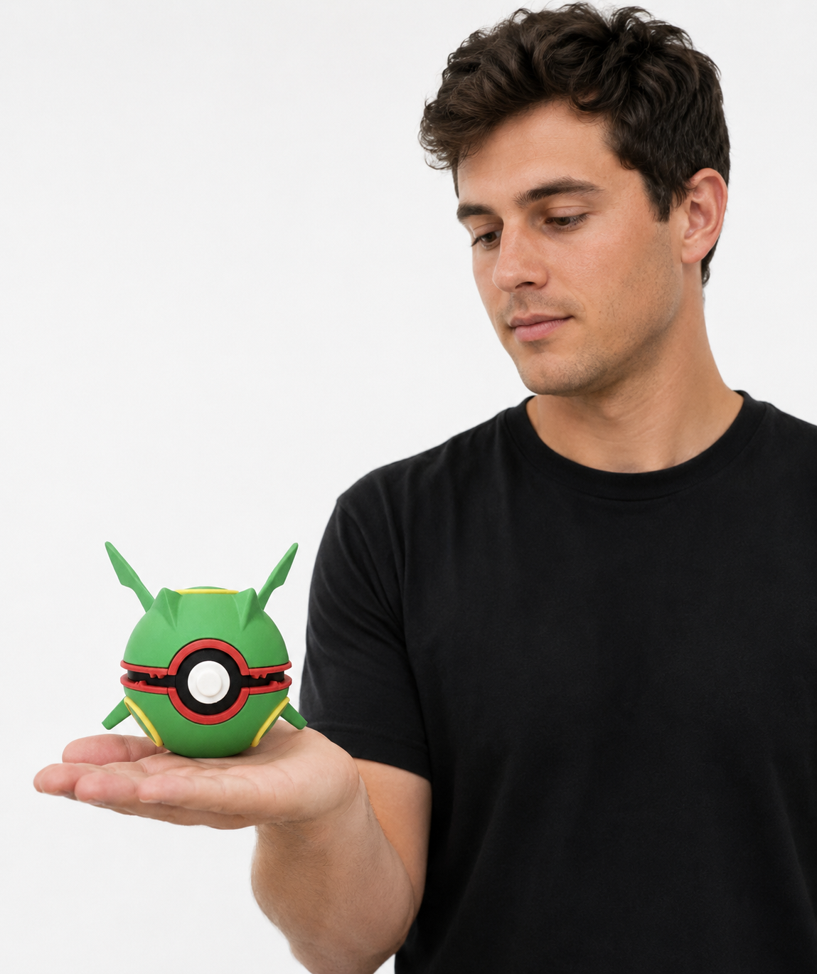 Rayquaza Creature Ball #0384 Fidget Clicker Fidget Clicker | Premium 3D Printed Collectible | Gift for Collectors