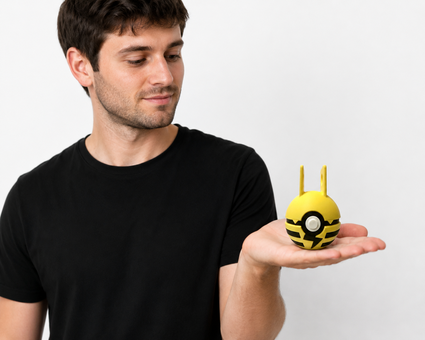 Elekid Creature Ball #0239 Fidget Clicker Fidget Clicker | Premium 3D Printed Collectible | Gift for Collectors