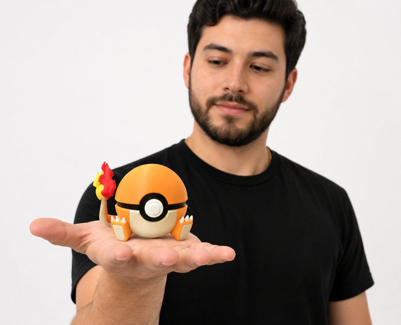 Charmander Creature Ball #0004 Fidget Clicker Fidget Clicker | Premium 3D Printed Collectible | Gift for Collectors