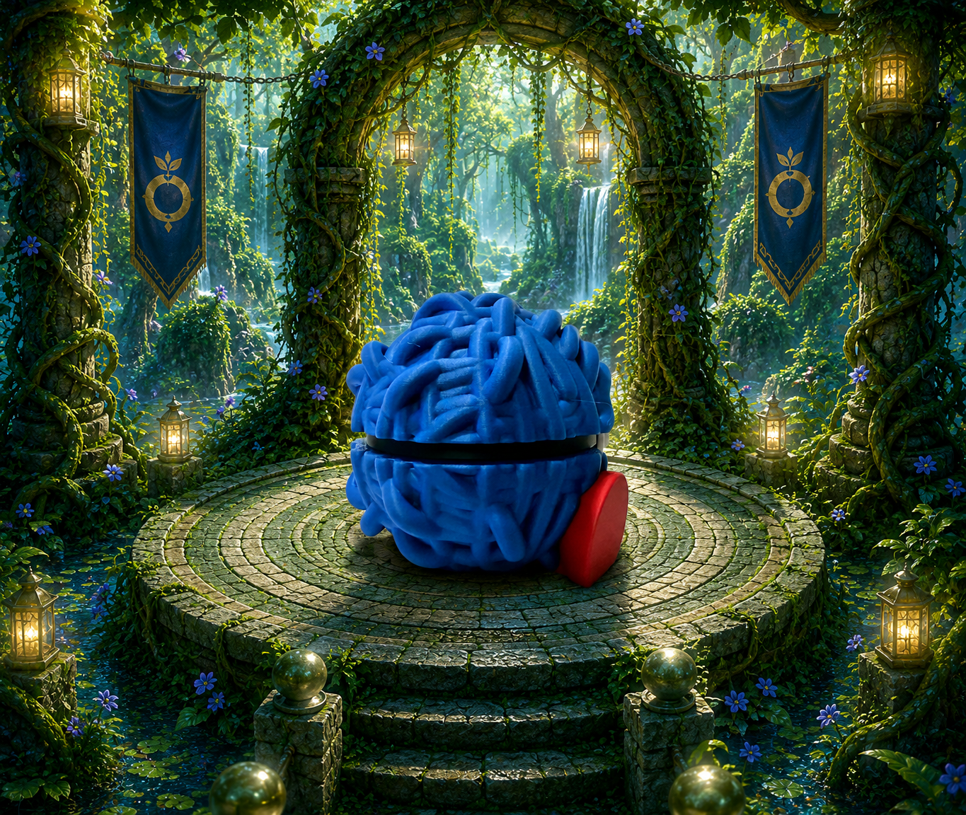 Tangela Creature Ball #0114 Fidget Clicker Fidget Clicker | Premium 3D Printed Collectible | Gift for Collectors