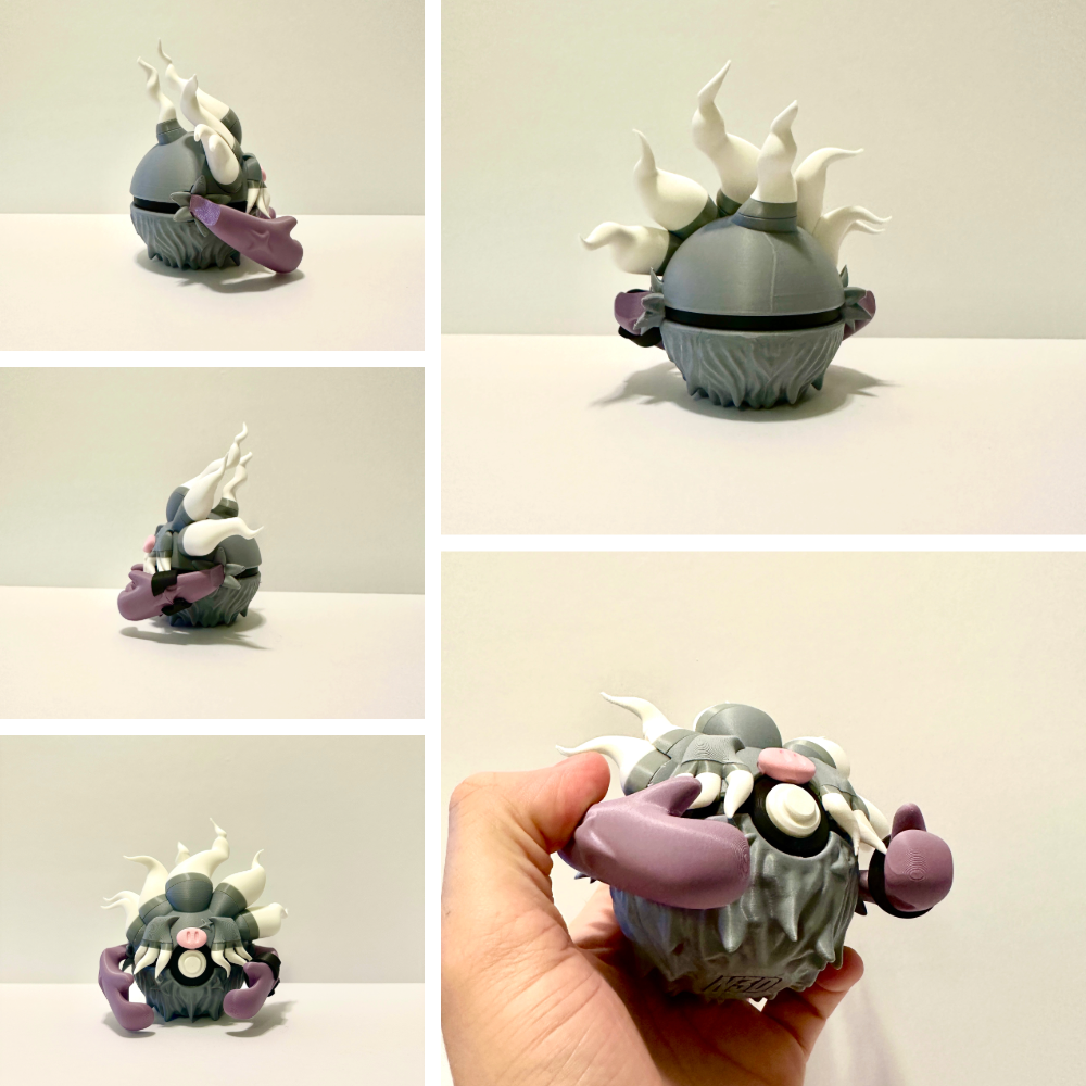 Annihilape Creature Ball #0979 Fidget Clicker Fidget Clicker | Premium 3D Printed Collectible | Gift for Collectors