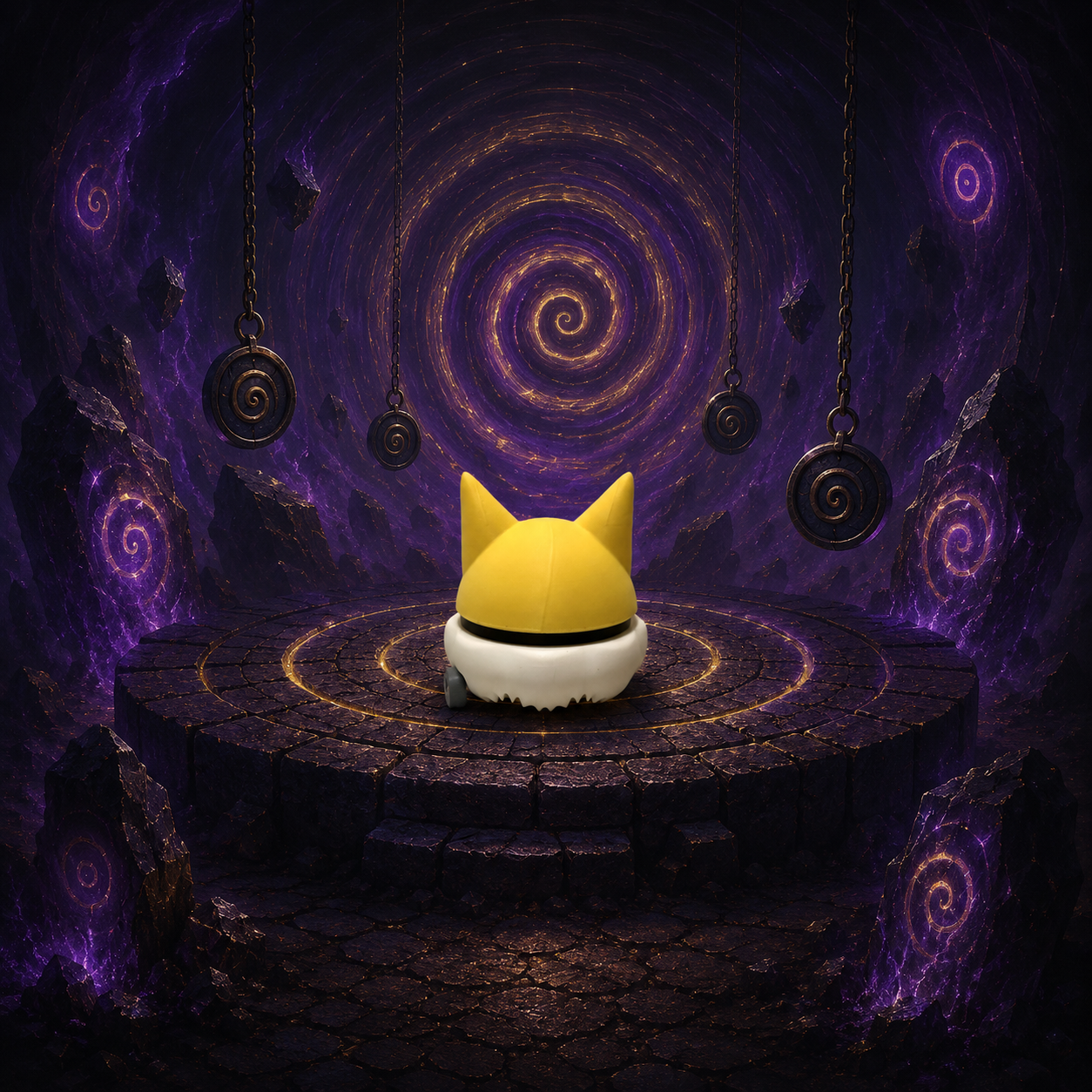 Hypno Creature Ball #0097 Fidget Clicker Fidget Clicker | Premium 3D Printed Collectible | Gift for Collectors
