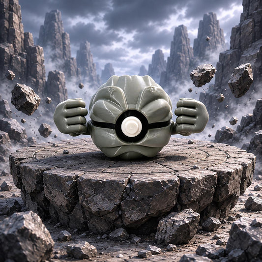 Geodude Creature Ball #0074 Fidget Clicker Fidget Clicker | Premium 3D Printed Collectible | Gift for Collectors