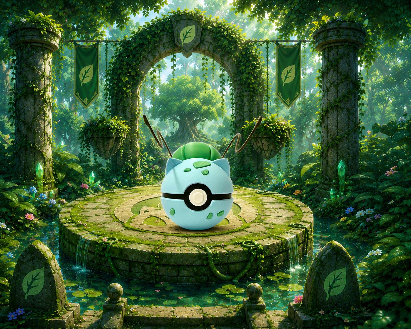 Bulbasaur Creature Ball #0001 Fidget Clicker Fidget Clicker | Premium 3D Printed Collectible | Gift for Collectors