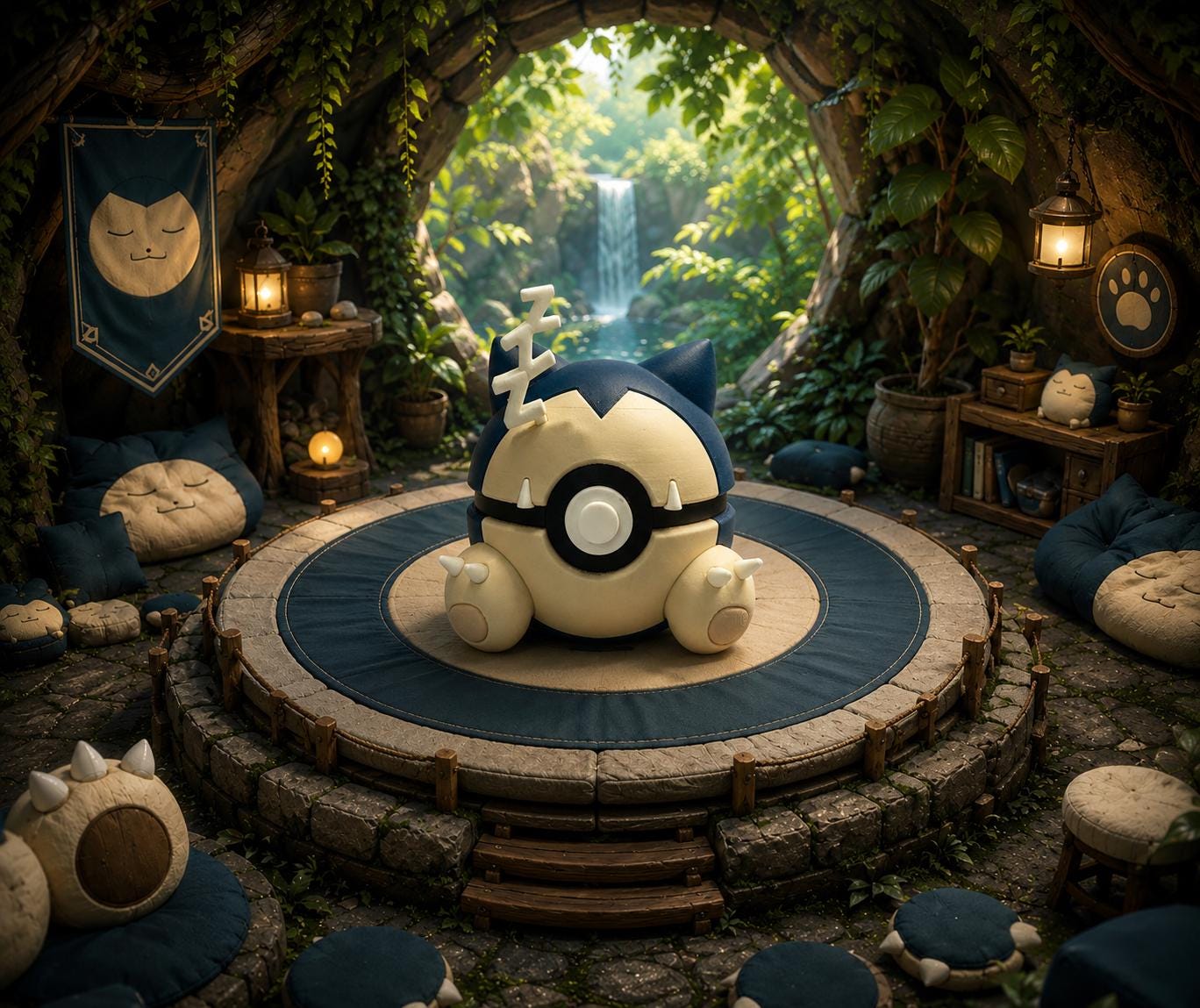 Snorlax Creature Ball #0143 Fidget Clicker Fidget Clicker | Premium 3D Printed Collectible | Gift for Collectors