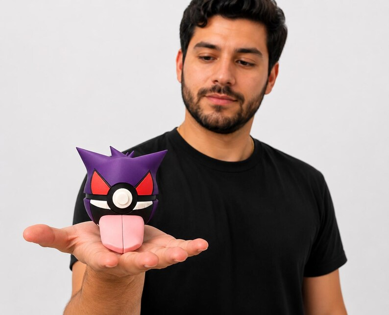 Gengar Creature Ball #0094 Fidget Clicker Fidget Clicker | Premium 3D Printed Collectible | Gift for Collectors