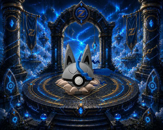 Mega Lucario Z Creature Ball #0448 Fidget Clicker Fidget Clicker | Premium 3D Printed Collectible | Gift for Collectors